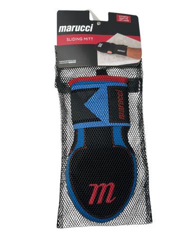 Used Marucci ADULT SLIDING MITT BB/SB Accessory Black/Royal/Red Adult 11835-S000203156