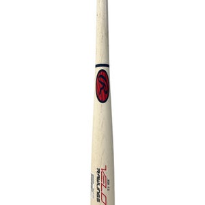 Used Rawlings YTH WOOD BB/SB Wood Bat White 30" 11835-S000203698