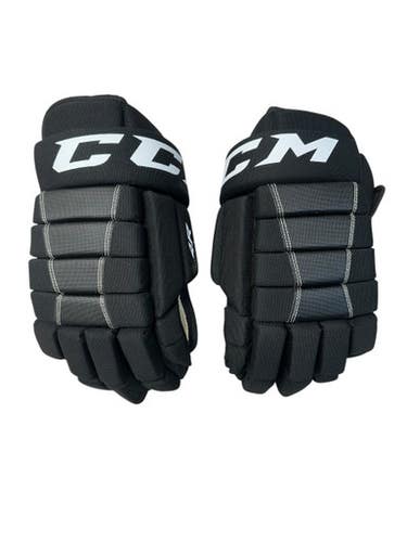 Used CCM 4R Senior Gloves Black 14" 11835-S000204520