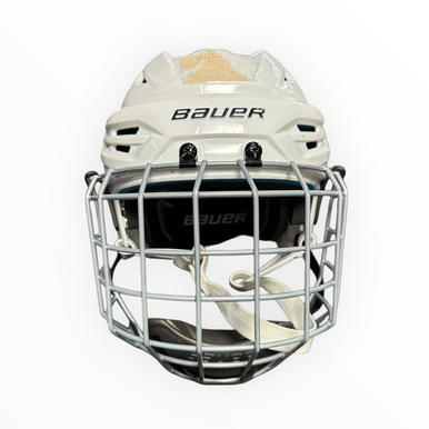 Used Bauer REAKT 55 Helmet Cage Combo White SM 11375-S000373978