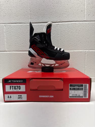 2023 CCM JetSpeed FT670 Hockey Skates Wide Width Size 3.5 (New)