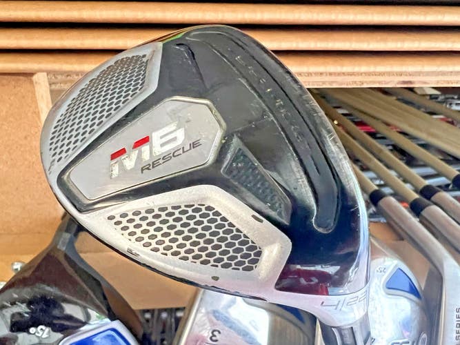 TaylorMade m6 22* (4) Hybrid Rescue with Fujikura Atmos Senior Flex 1904