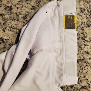 White Unisex Small Adult Easton Game Pants (New)