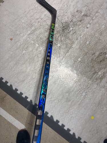 Senior CCM Ribcor Trigger 9 team stock dressed as blue FT7