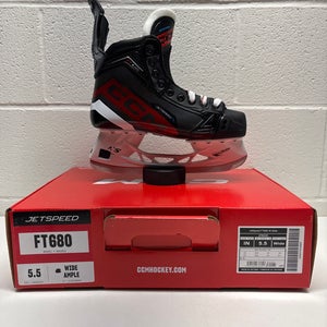 2023 CCM JetSpeed FT680 Hockey Skates Wide Width Size 5.5 (New)