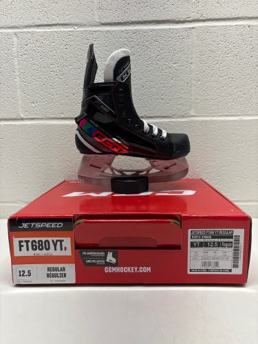 CCM JetSpeed FT 680 Hockey Skates Regular Width 12.5 (New)