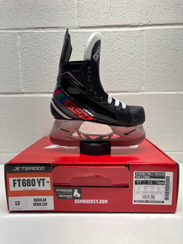 CCM JetSpeed FT 680 Hockey Skates Regular Width 13 (New)