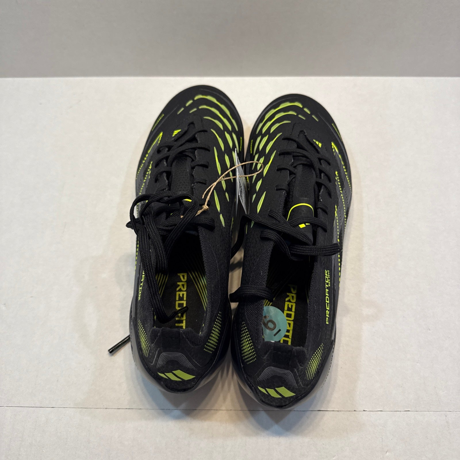 Sz 6 Adidas Men’s Soccer Cleats Predator Elite FG Electric Stealth Pack JI1085 Adidas Predator Elite FG Electric Stealth Pack JI1085 Men main image 2