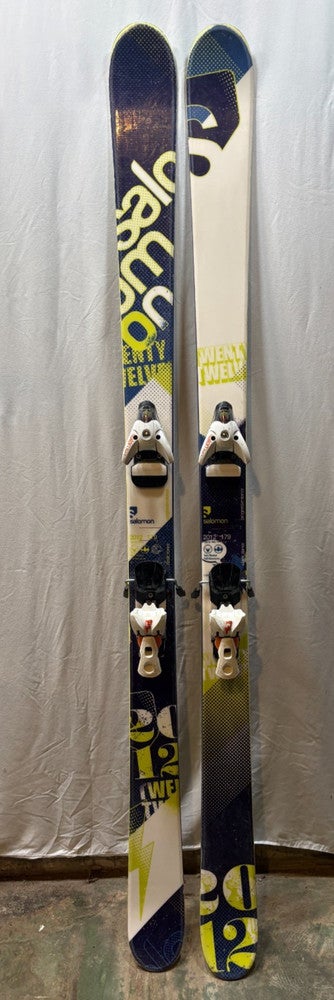 Salomon 2012 Twenty Twelve 179cm 123-91-116 Twin-Tip Rocker Skis 12 STH  Bindings | SidelineSwap | Buy and Sell on SidelineSwap