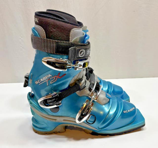 Scarpa T2X 3-Pin 75mm Women's Telemark Ski Boots Wrap Liners MDP