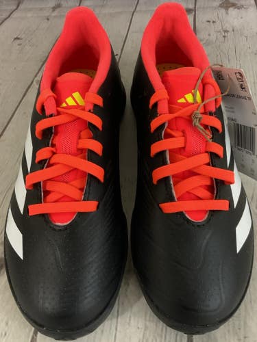 Adidas Predator League Youth Size 1.5 Soccer Shoes Lace Up Rubber Cleats Black