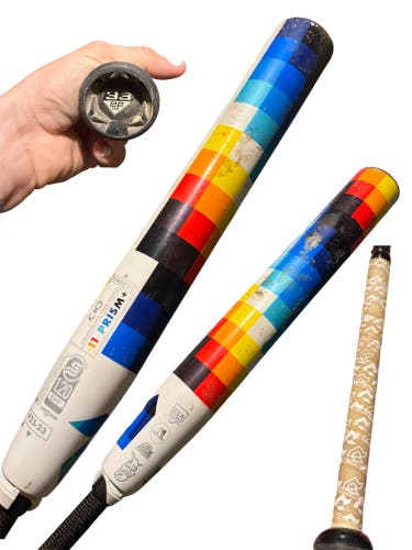 2023 DeMarini Prism+ Composite Bat (-11) 22 oz 33" (Used)