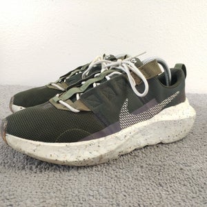 Nike Crater Impact Mens Size 9 Running Shoes Low Top Sequoia Green DB2477