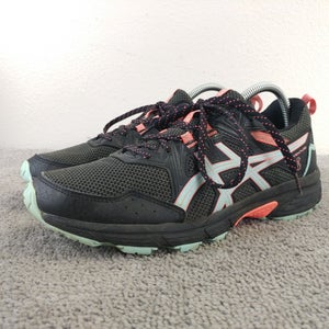 Asics Gel-Venture 8 Womens Size 9.5 Running Shoes Low Top Sneakers Black Blue