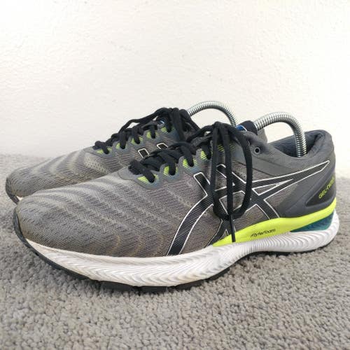 Asics Gel Nimbus 22 Mens Size 9 Running Shoes Low Top Gray Sneakers