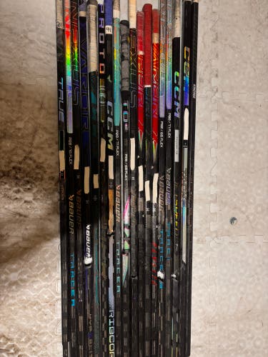 BROKEN HOCKEY STICKS