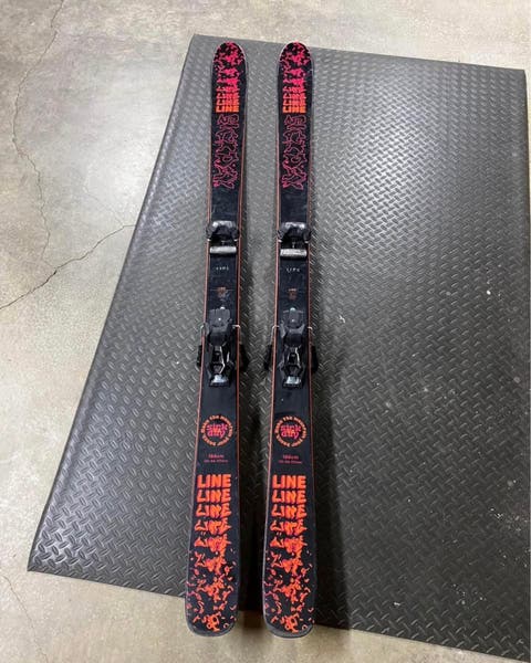 Line Sick Day 186 cm All Mountain Skis With Bindings (Used
