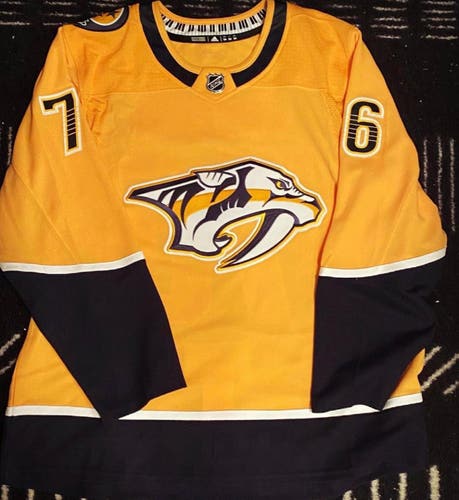 PK Subban Nashville Predators Large Home Adidas Jersey