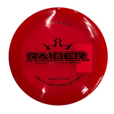 Used Dynamic Discs RAIDER Disc Golf Driver Red 11406-S000108647