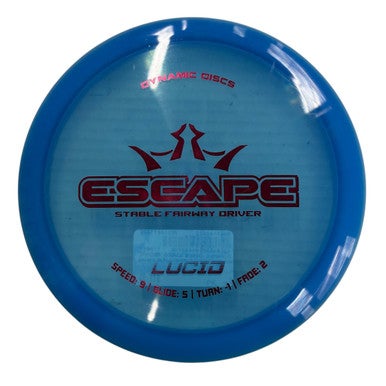 Used Dynamic Discs LUCID ESCAPE Disc Golf Driver Royal Blue 11406-S000108650