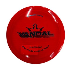 Used Dynamic Discs VANDAL LUCID Disc Golf Driver Red 11406-S000108648