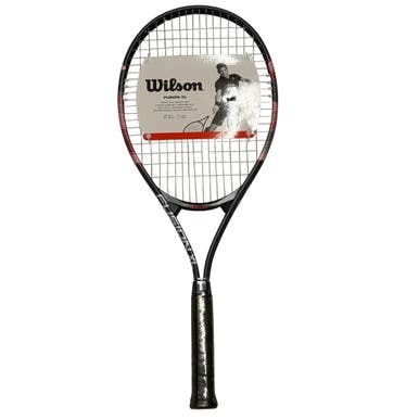 Used Wilson FUSION XL Adult Tennis Racquet Black 4 3/8" 11406-S000108444