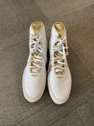 Used Adidas Wrestling Shoes White Senior 14 11614-S000230422