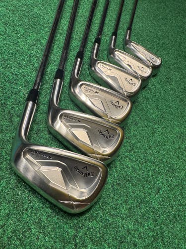 Men's 2025 Callaway Callaway 2025 X Forged Max Iron Set Right Handed Iron Set Stiff Flex Steel Shaft