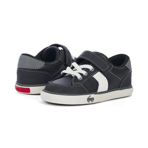 See Kai Run Connor SNY130U110 Toddler US 9 Black Leather Casual Shoes VER1204