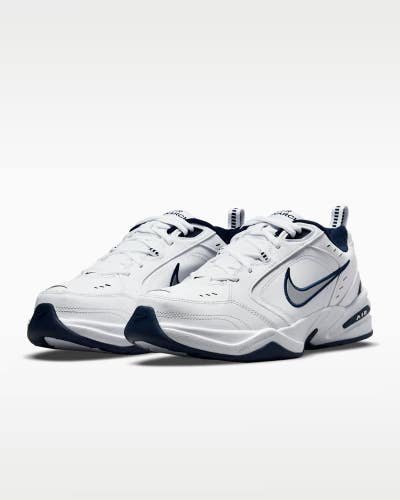 Nike Air Monarch IV 416355-102 Men's 10.5 Extra Wide White Workout Shoes VER1162