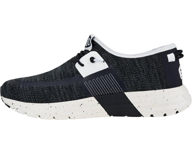 Hey Dude Sirocco Sport Mode 40714-066 Mens 10 Black Slip On Casual Shoes ZAP2097