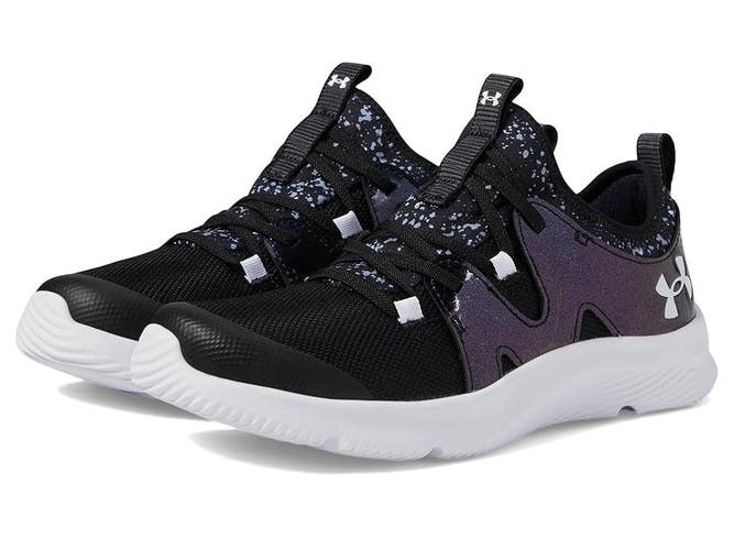 Under Armour Infinity 3 AL 3027695-001 Kids US 3 Black Pre School Shoes ZAP2225