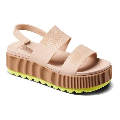 Reef Water Vista Higher CJ3571 Sandals Women's 8 Sand Lime Platform VER1161