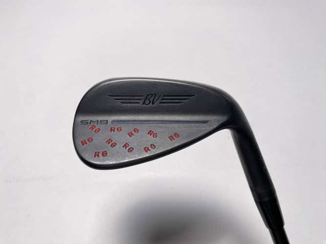 Titleist Vokey SM9 Jet Black Gap Wedge GW 50* 8 Bounce F-Grind Wedge RH