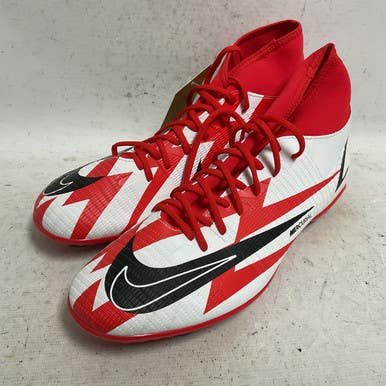 Used Nike Mercurial Superfly 8 DB2855-600 Soccer Cleats Red And White Senior 11 11855-S000198945