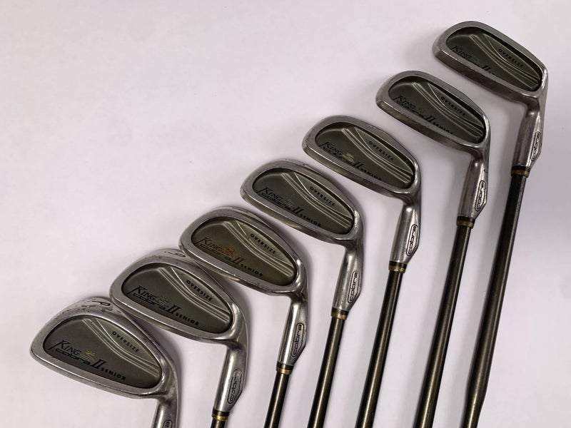 Cobra King Cobra 2 Senior Iron Set 3-PW IQ System Senior Graphite Mens RH