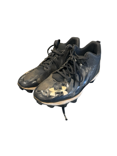 Used Under Armour Adult FB Cleats Black Senior 6 11682-S000127337