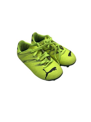 Used Puma Soccer Cleats Yellow Youth 09.0 11347-S000263410