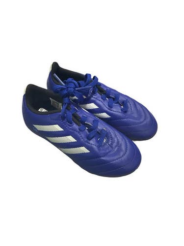 Used Adidas GOLETTO Soccer Cleats Royal Blue Youth 11.0 11347-S000263402