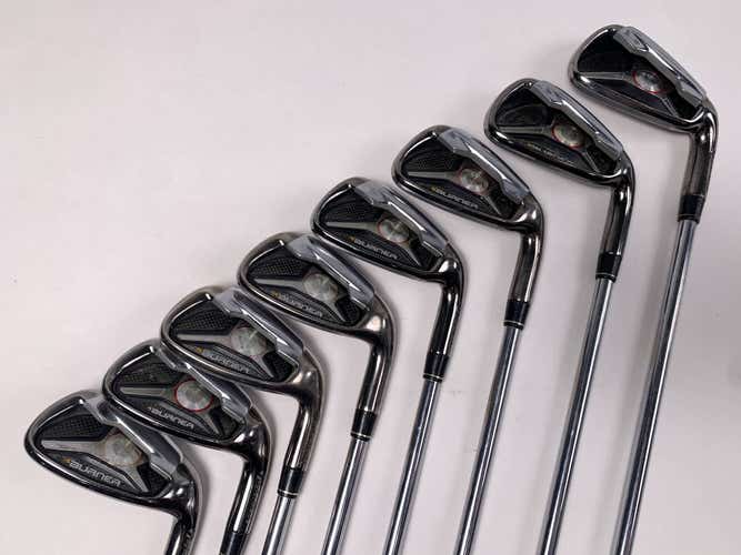 TaylorMade Burner 2009 Iron Set 4-PW+AW Burner Superfast Regular Steel Mens RH