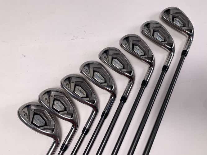 Callaway Rogue Iron Set 5-PW+AW+SW Aldila Synergy Regular Graphite RH 2* Flat