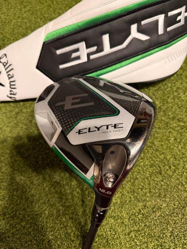 Callaway Elyte Max Fast 12* Driver, Vanquish Senior Flex, RH