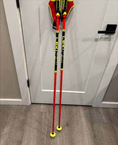 48in (120cm) Leki Racing Venom SL Ski Poles (New)