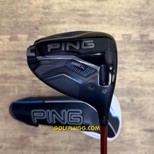 12 Driver- Ping G400 Max w/ Headcover / Denali, Stiff (2673)