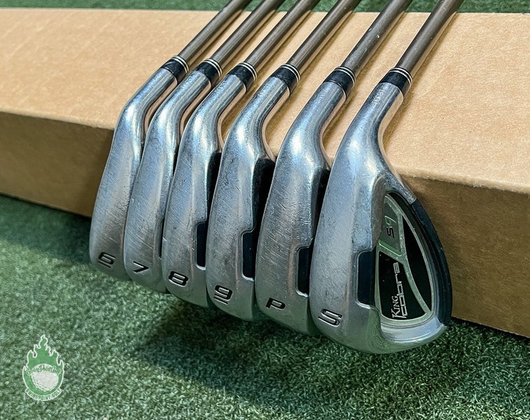 Used RH King Cobra S9 Irons 6-PW/GW YS-5.1+ 55g Lite Flex Graphite Golf Set