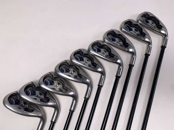 Callaway X-18 Iron Set 3-PW+SW 85g Stiff Graphite Mens RH