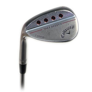 LH Callaway Mack Daddy 4 S Grind 56*/10* Sand Wedge Tour Issue DG 115 S200 Stiff