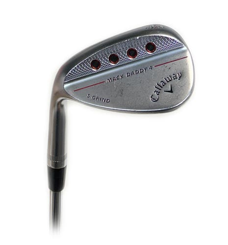 LH Callaway Mack Daddy 4 S Grind 56*/10* Sand Wedge Tour Issue DG 115 S200 Stiff