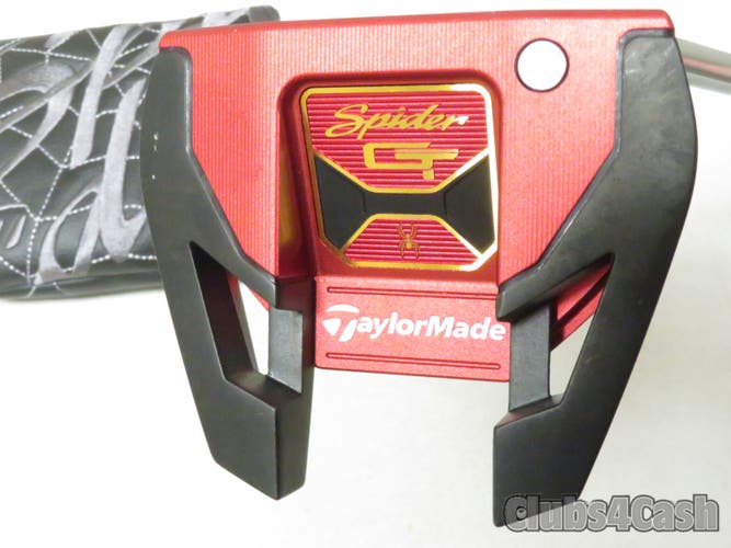 TaylorMade Spider GT Red Putter Short Slant Fluted Feel 35" +Cover .. Shop Wear