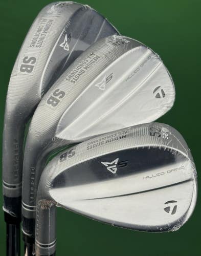 TaylorMade 2025 MG5 Wedge Set LEFT Hand 52-09*, 56-12*, 60-10* Steel LH NEW!